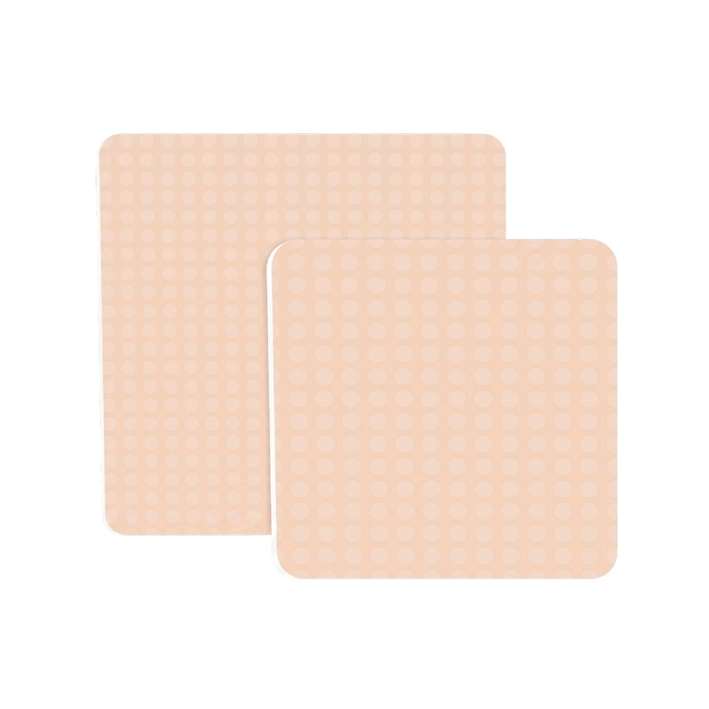 Pansement pour plaies en mousse de silicone sans bordure (doublure pelable)