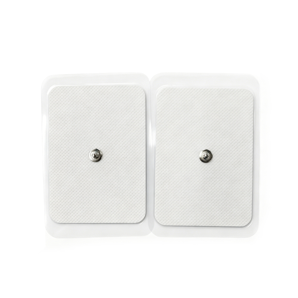 Plaquettes d'électrodes rectangulaires standard TENS/EMS