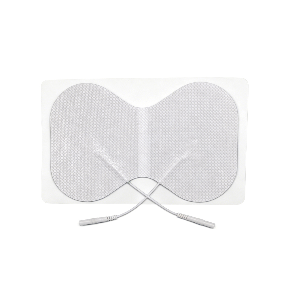 Grand tampon d'électrode TENS/EMS en forme de papillon