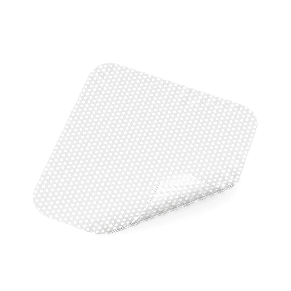 Pansement de couche de contact de plaie en silicone perforé