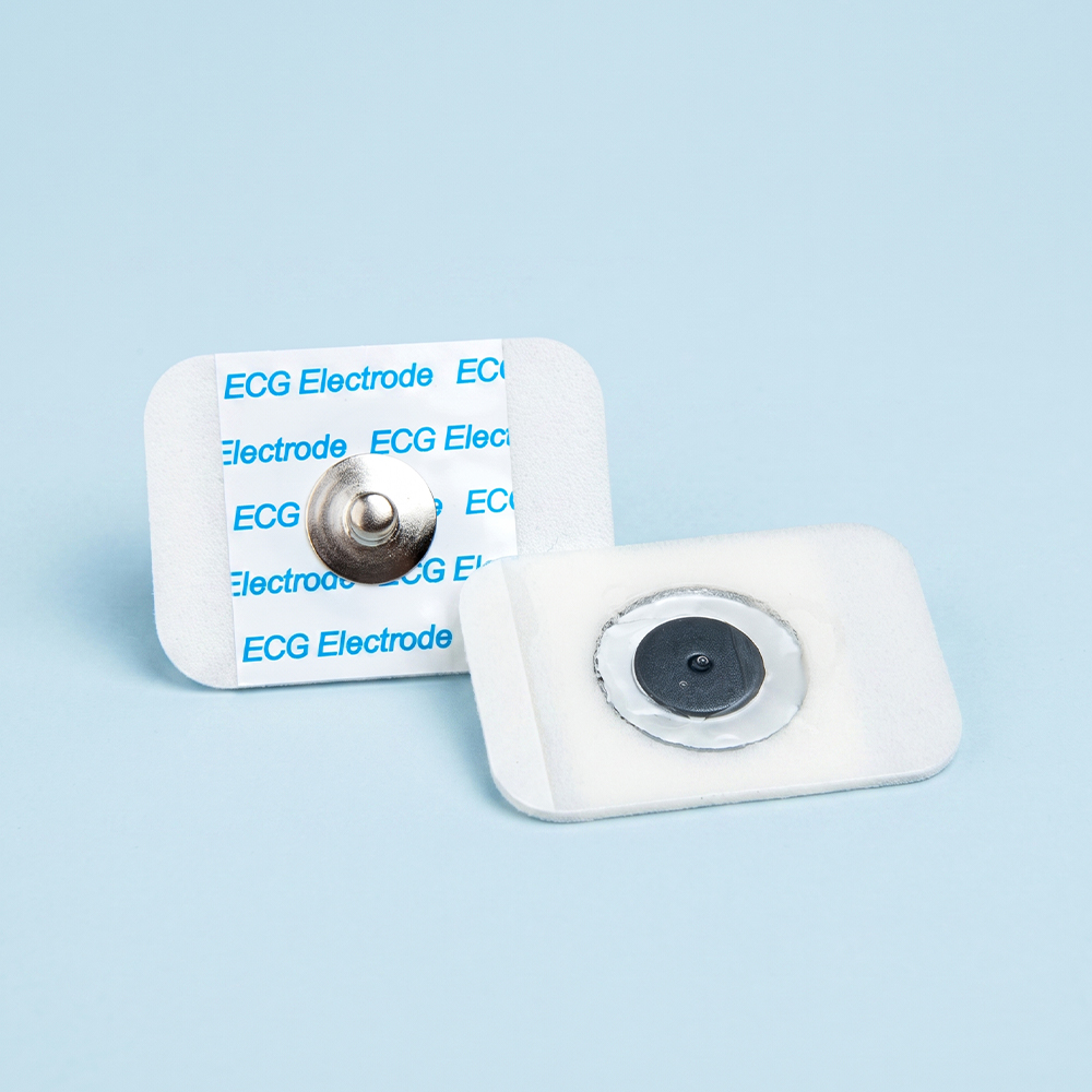 25*35mm Disposable Foam Snap ECG Electrode for Adult ECG Monitoring