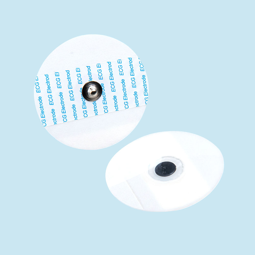 Φ50mm Disposable Round Foam Snap ECG Electrodes EKG Monitor Pads
