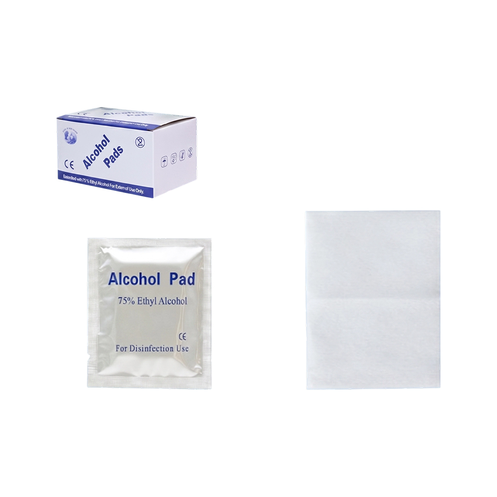 Individually Wrapped Alcohol Prep Pads, 75% Ethyl Alcohol Disposable Sterile Wipes for Skin Cleansing, Piercing, Gadget & First Aid Disinfection