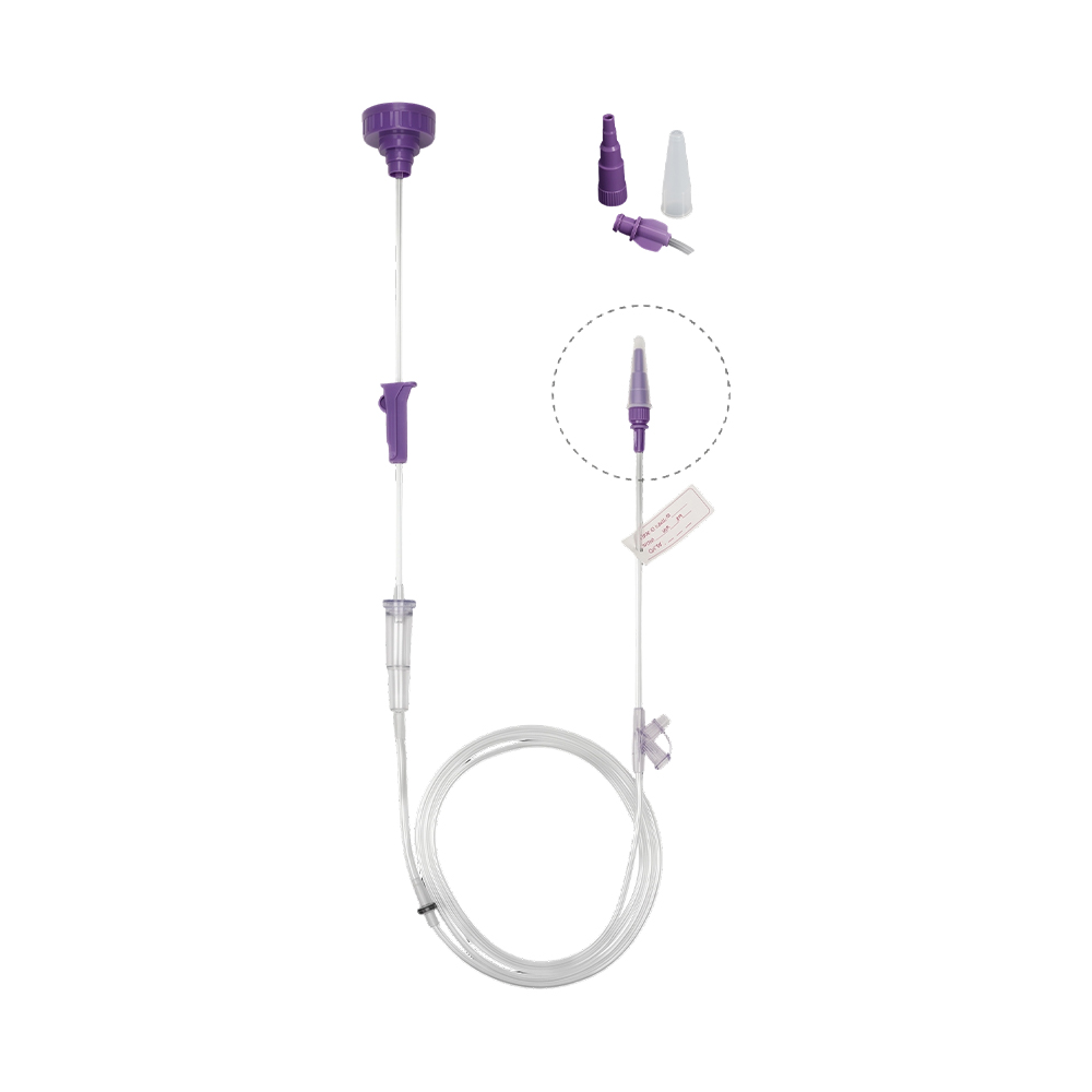 Disposable Enteral Feeding Screw Cap Infusion Set