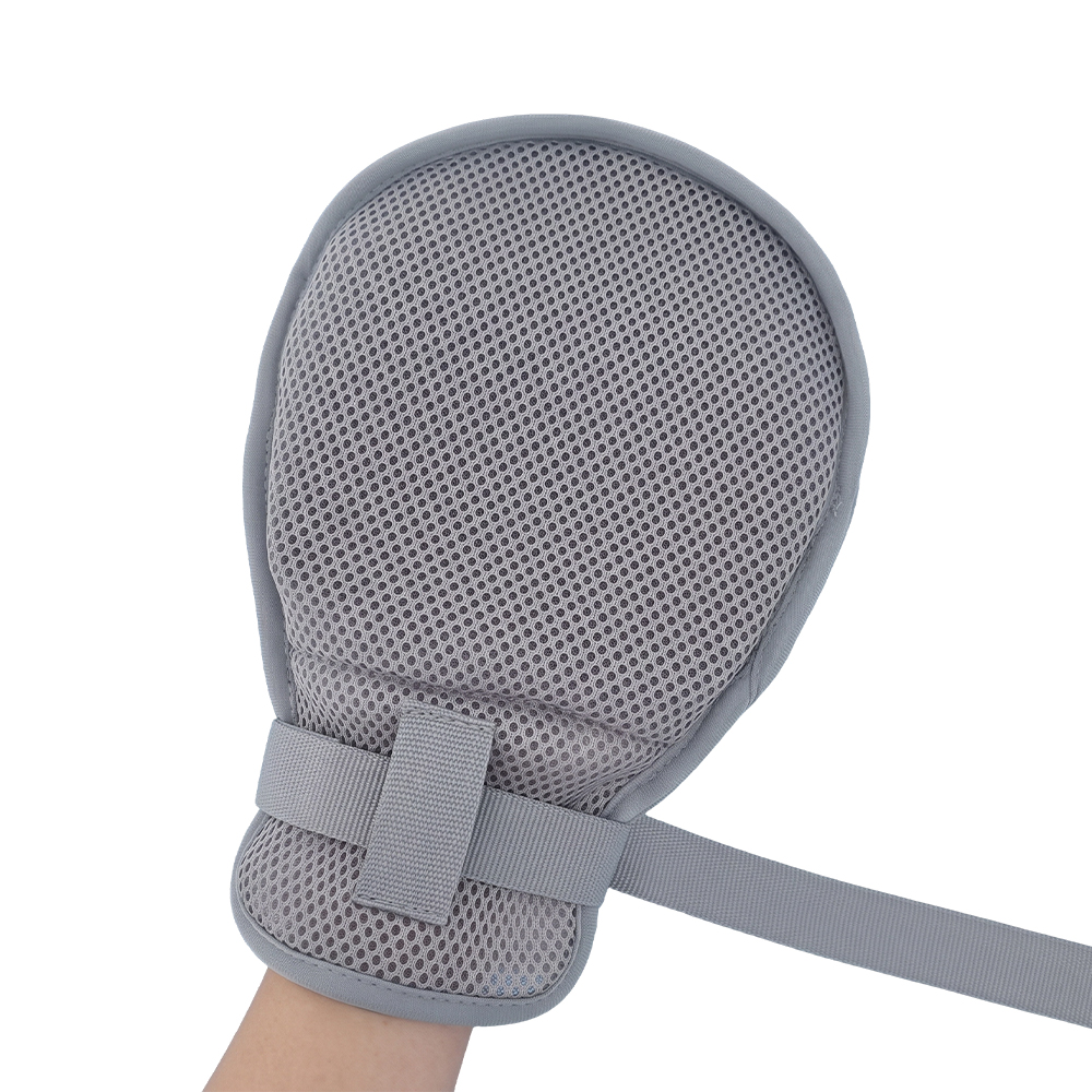Breathable Mesh Patient Restraint Mitts with Adjustable Wrist Strap