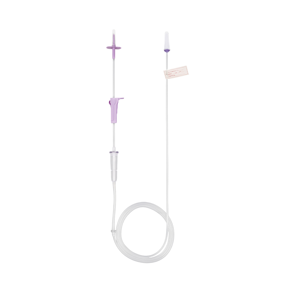 Sterile Tube Feeding Infusion Line with Spike