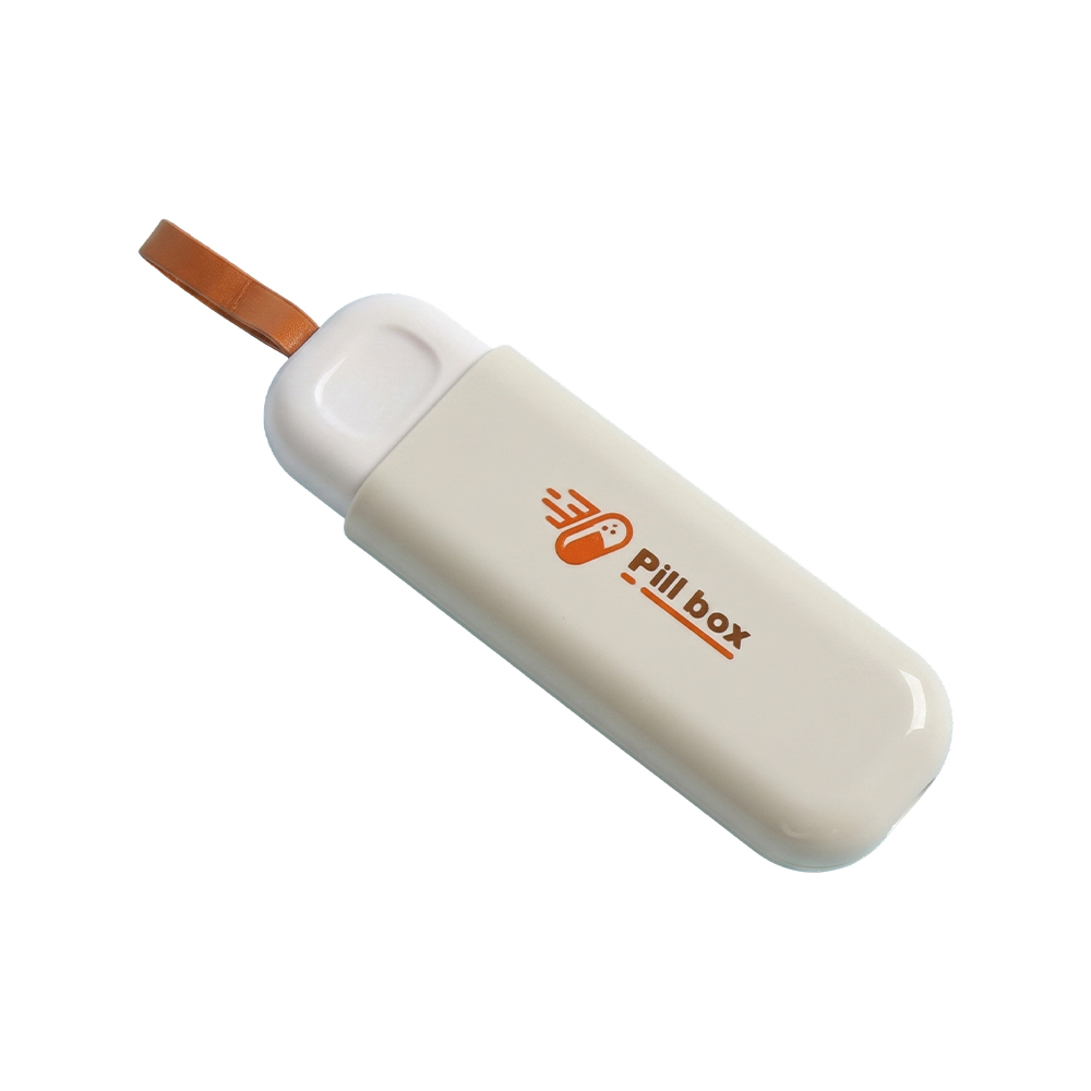 Sliding 3-Compartment Pill Box