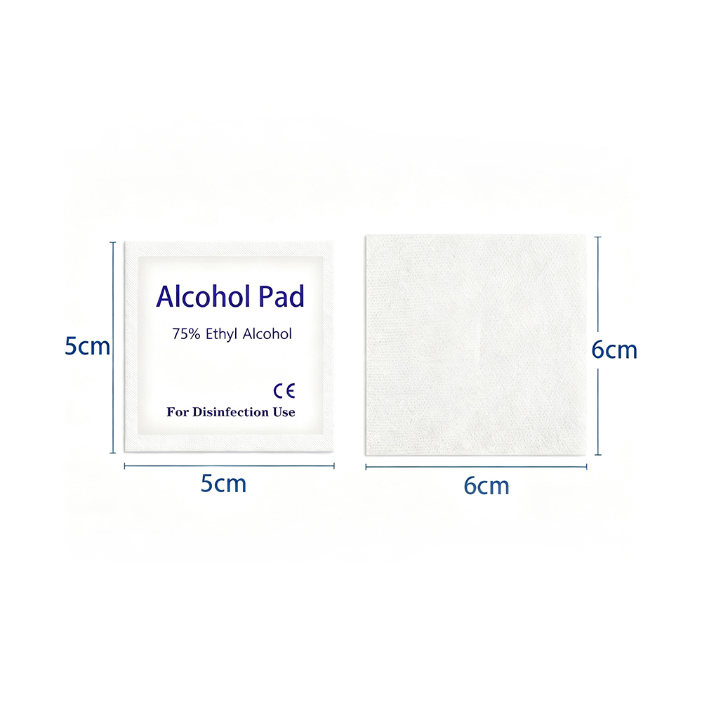 Protections jetables de désinfection d'alcool de 75%